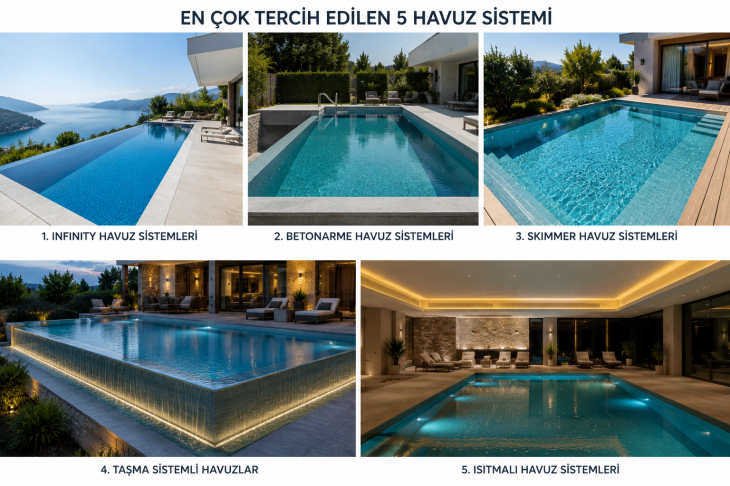 En Çok Tercih Edilen Havuz Sistemleri Nelerdir?